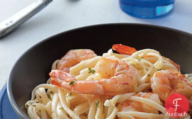Linguine aux Crevettes Poivrées