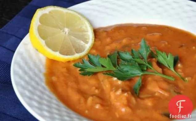 Soupe Avgolemono aux Tomates