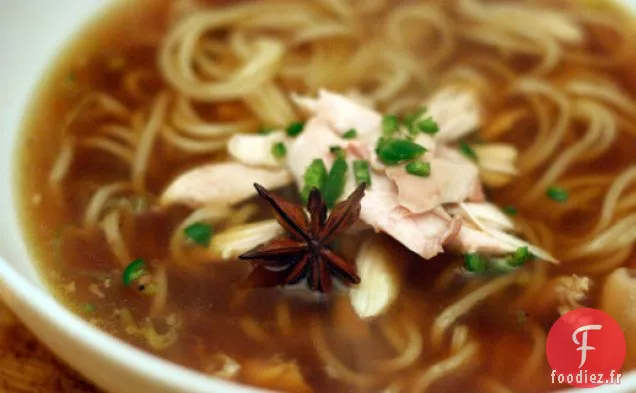 Dîner Ce soir: Soupe de Nouilles Au Poulet à la Sichuan