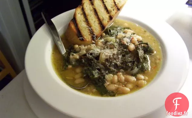 Soupe Aux Haricots Toscans Et Aux Blettes