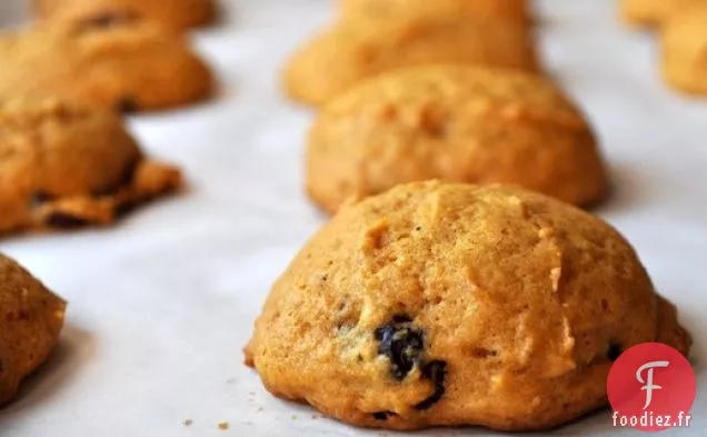 Biscuits aux Canneberges à l'Orange et à la Citrouille