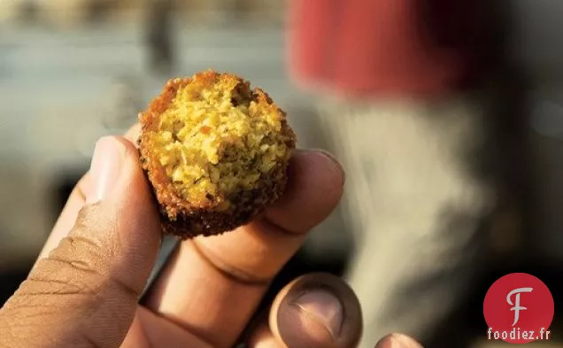 Le Roi du Falafel et le Falafel de Shawarma de New York à la Cart