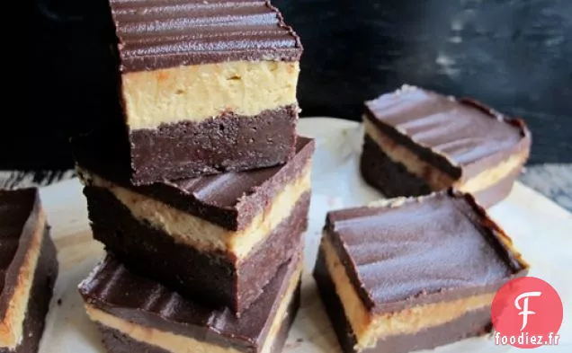 Brownies au Beurre d'Arachide Triple Decker