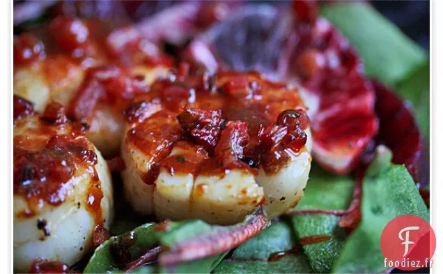 Pétoncles Au Caramel Orange Sanguine