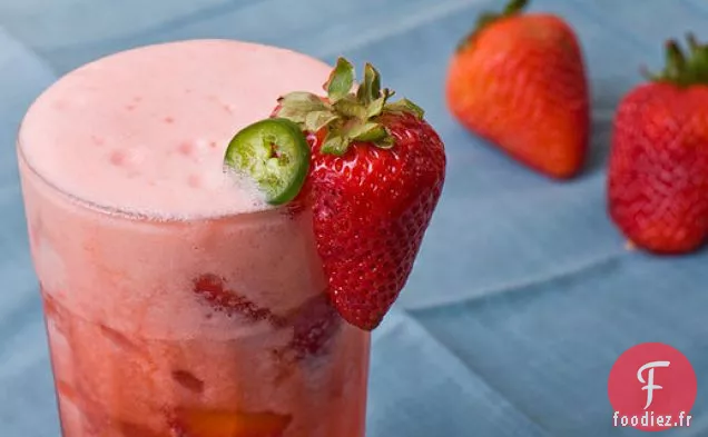 Limonade Épicée aux Fraises Jalapeño