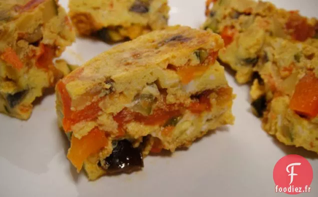 Livre de cuisine: Tortilla aux légumes