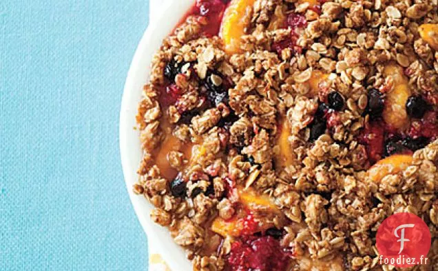 Crumble Pêche-Baies