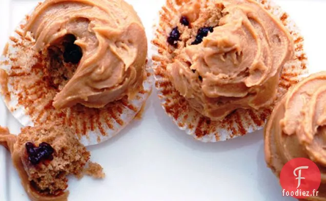 Cupcakes au Beurre d'Arachide et à la Gelée