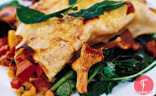 Cannellonis de Carottes Rôties et Courge Musquée