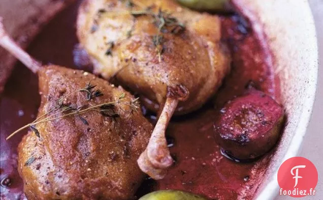 Canard de Nigel Slater aux Figues et Barolo