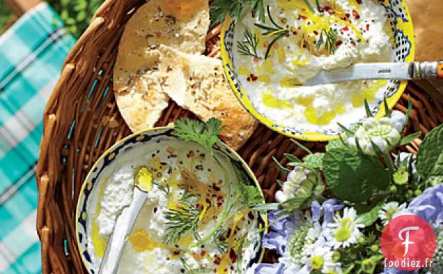 Trempette au Babeurre et à la Ricotta