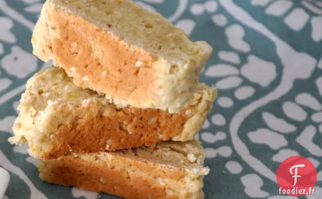 Biscotti au Sésame au Citron Grec (Paximathakia Portokaliou)