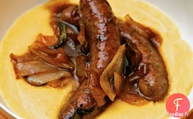 Dîner Ce Soir: Saucisses Braisées Au Cidre Et À La Sauge