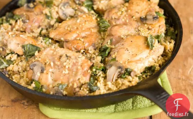 Poêle au poulet et au millet