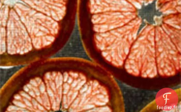 Faire des plis pour le Pamplemousse: Gélatine de Pamplemousse et Gâteau aux Anges