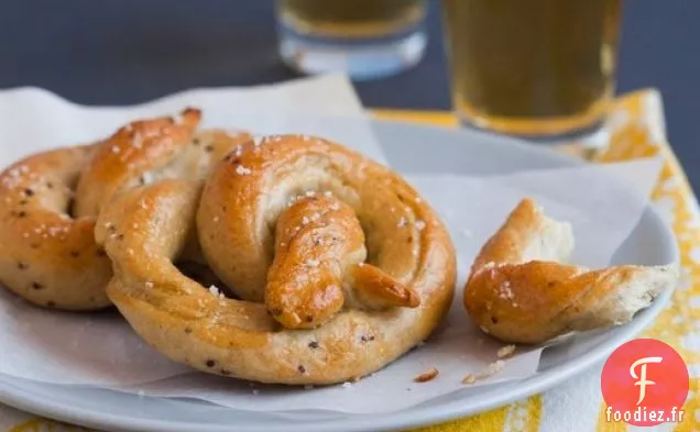 Bretzels Mous à la moutarde de 'Snacks Salés