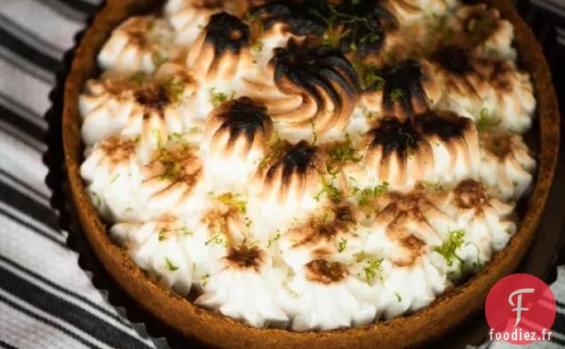 Tarte à la Meringue à la Coriandre et au Citron Vert