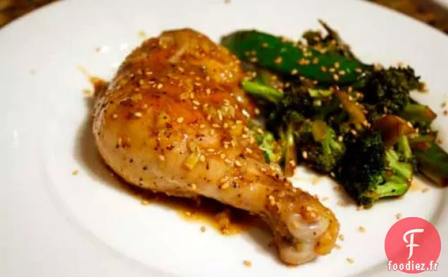Dîner ce soir : Poulet Épicé au Gingembre et Citron de Jacques Pépin