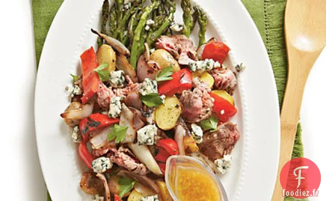Salade de Pommes de Terre au Steak et au Fromage Bleu