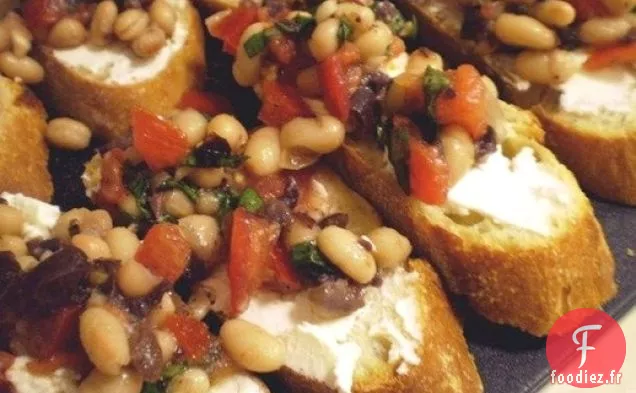 Sain et délicieux: Bruschetta aux Haricots Blancs