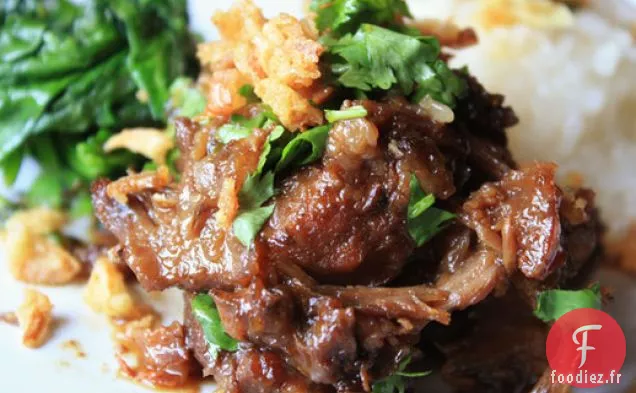 Joues de Porc Braisées à la Thaïlandaise