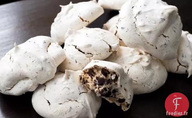 Biscuits Meringués aux Pépites de Chocolat