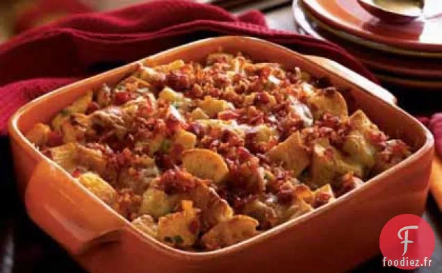 Strates de Bacon, Gruyère et Jambon