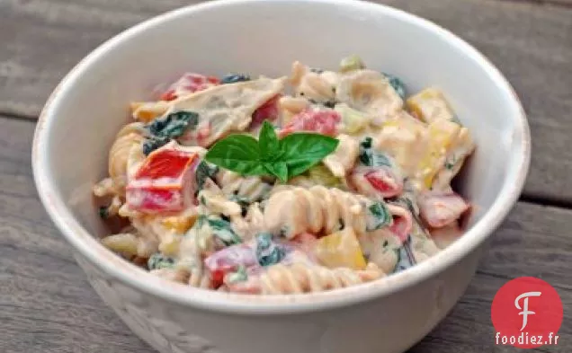 Pâtes Crémeuses Aux Légumes d'Été