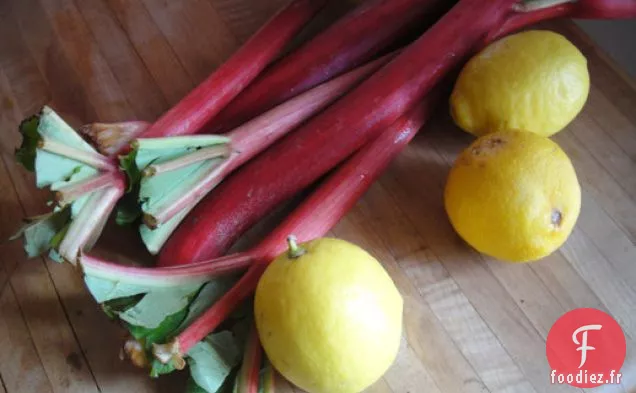 Les Deux Purées de Rhubarbe d'Été de Deborah Madison