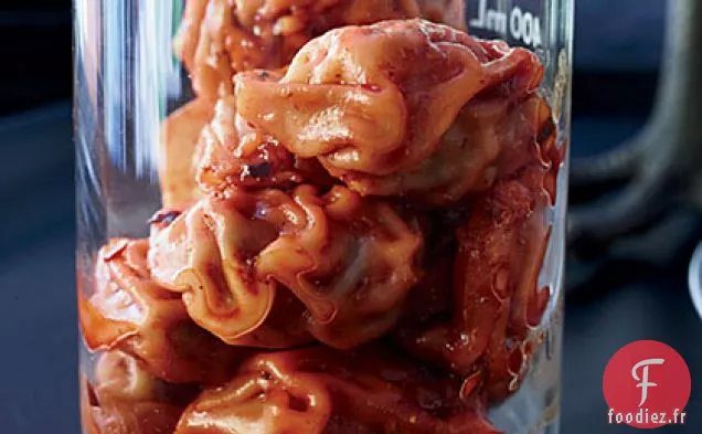 Boulettes de Porc à la Sauce Chili-Sésame