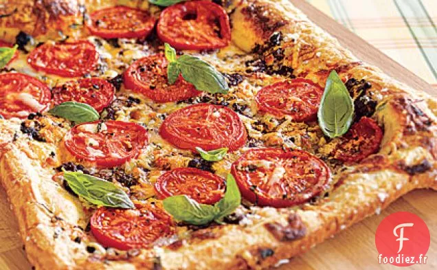 Tarte Tomate-Basilic