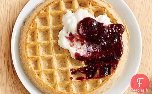 Gaufre Framboise-Ricotta