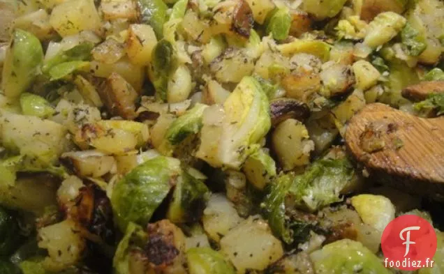 Cook the Book : Chou de Bruxelles - Hachis de pommes de terre