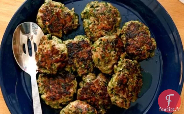 Dîner ce soir: Galettes de Porc aux Feuilles de Citron Vert et Coriandre