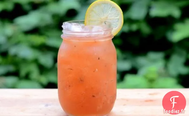Whisky Aigre à la Pêche Grillée