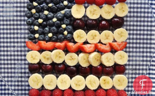 Salade de Fruits Drapeau Américain