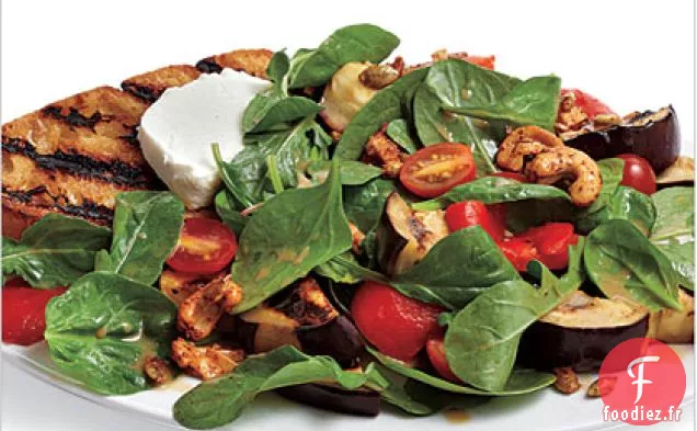 Salade de Légumes Grillés et Fromage de Chèvre