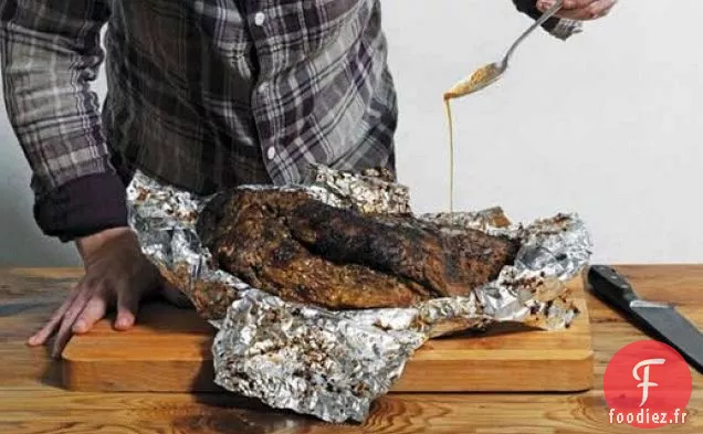 Poitrine de Richard Blais à la Coriandre, au Poivre Noir et à la Cassonade