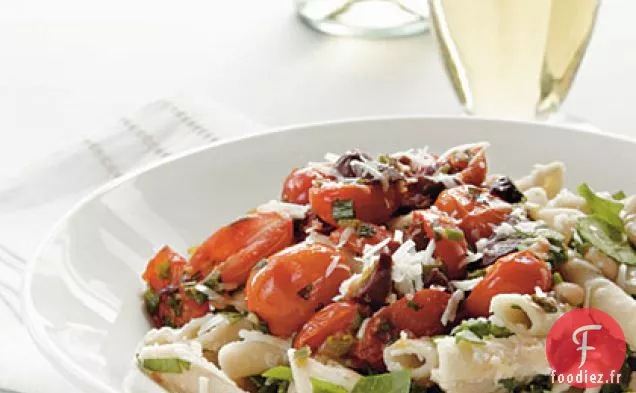 Pâtes Tomate-Basilic avec Asiago