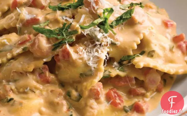 Pâtes Toscanes À La Crème Tomate-Basilic