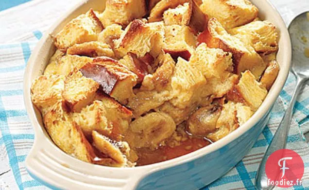 Pain Perdu Caramel-Banane au Four