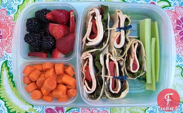 Enveloppement De Dinde Fumée Et Poivre Rôti