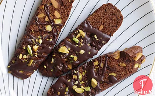Biscotti au Chocolat et à la Pistache