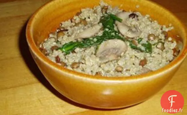 Pilaf de Bette à Carde au Quinoa
