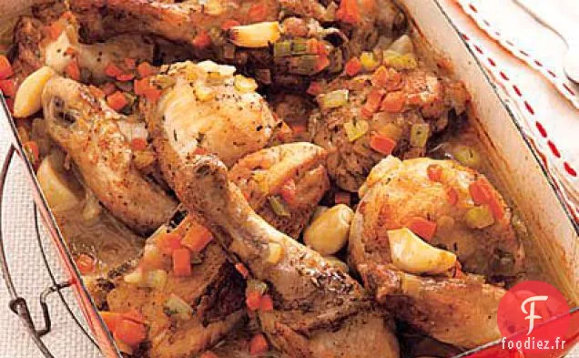 Poulet aux 40 gousses d'ail