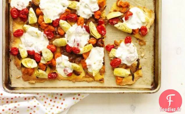 Pizza Aux Tomates Rôties Sans Gluten