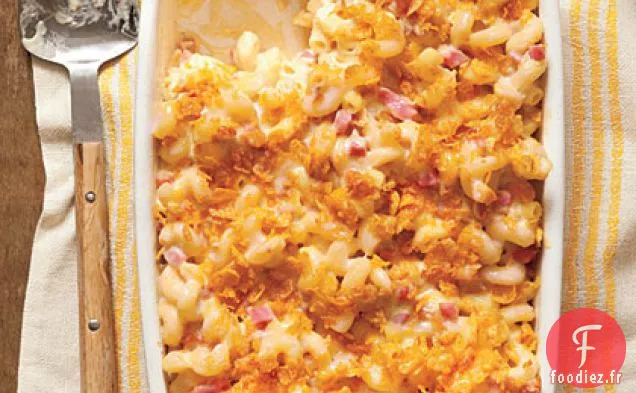 Macaroni au Fromage Fumé au four
