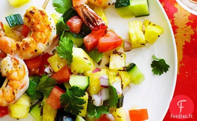 Salade Indienne de Légumes et de Fruits (Pachadi)