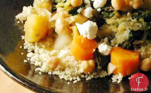 Ragoût de Légumes d'hiver sur Couscous