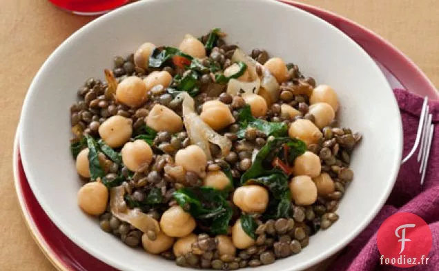 Salade de Lentilles et Pois Chiches